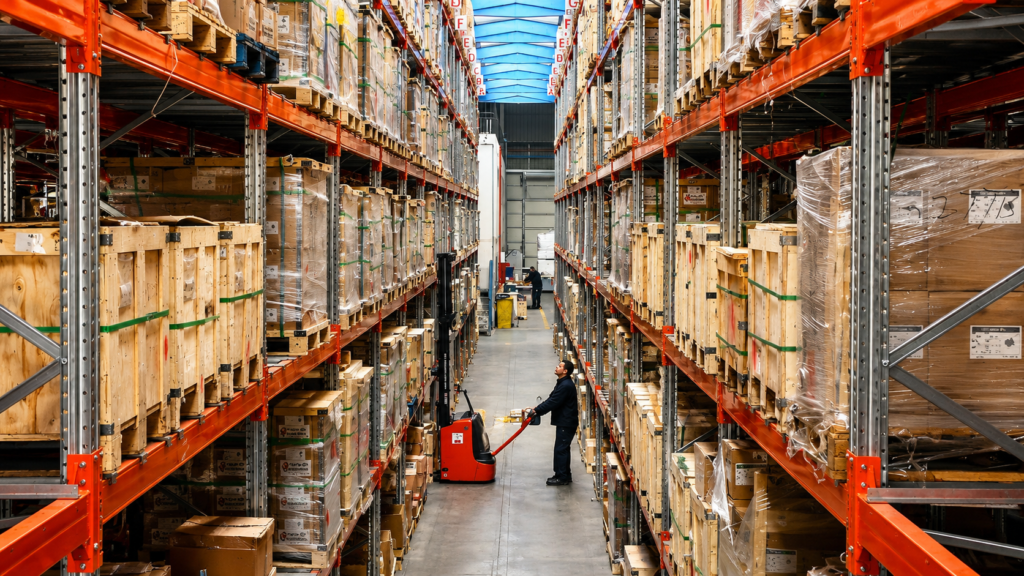 Mercancías comerciales preparadas para consolidación e importación